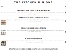Tablet Screenshot of kitchenminions.com
